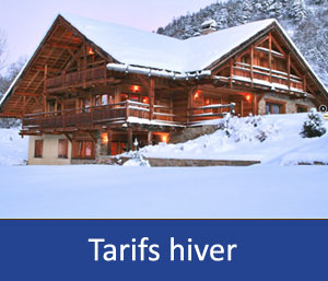 Chalet tarifs en hiver